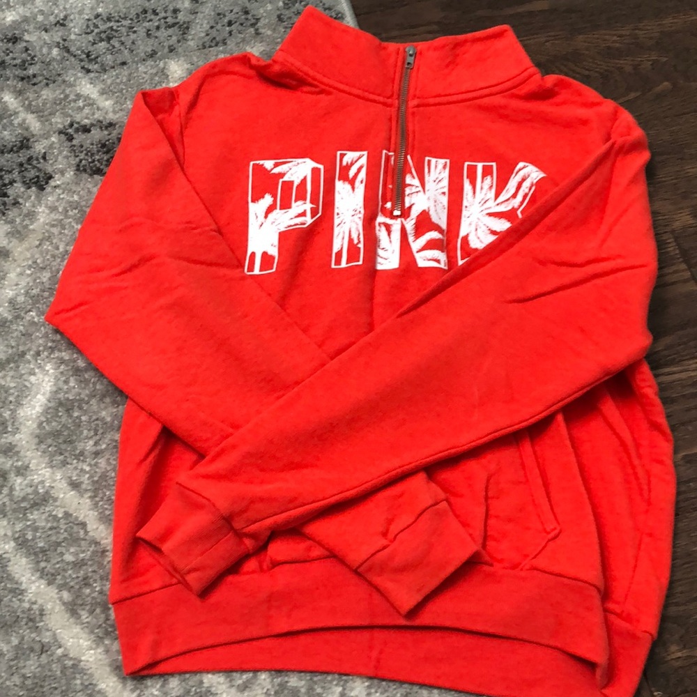 PINK QUARTER ZIP